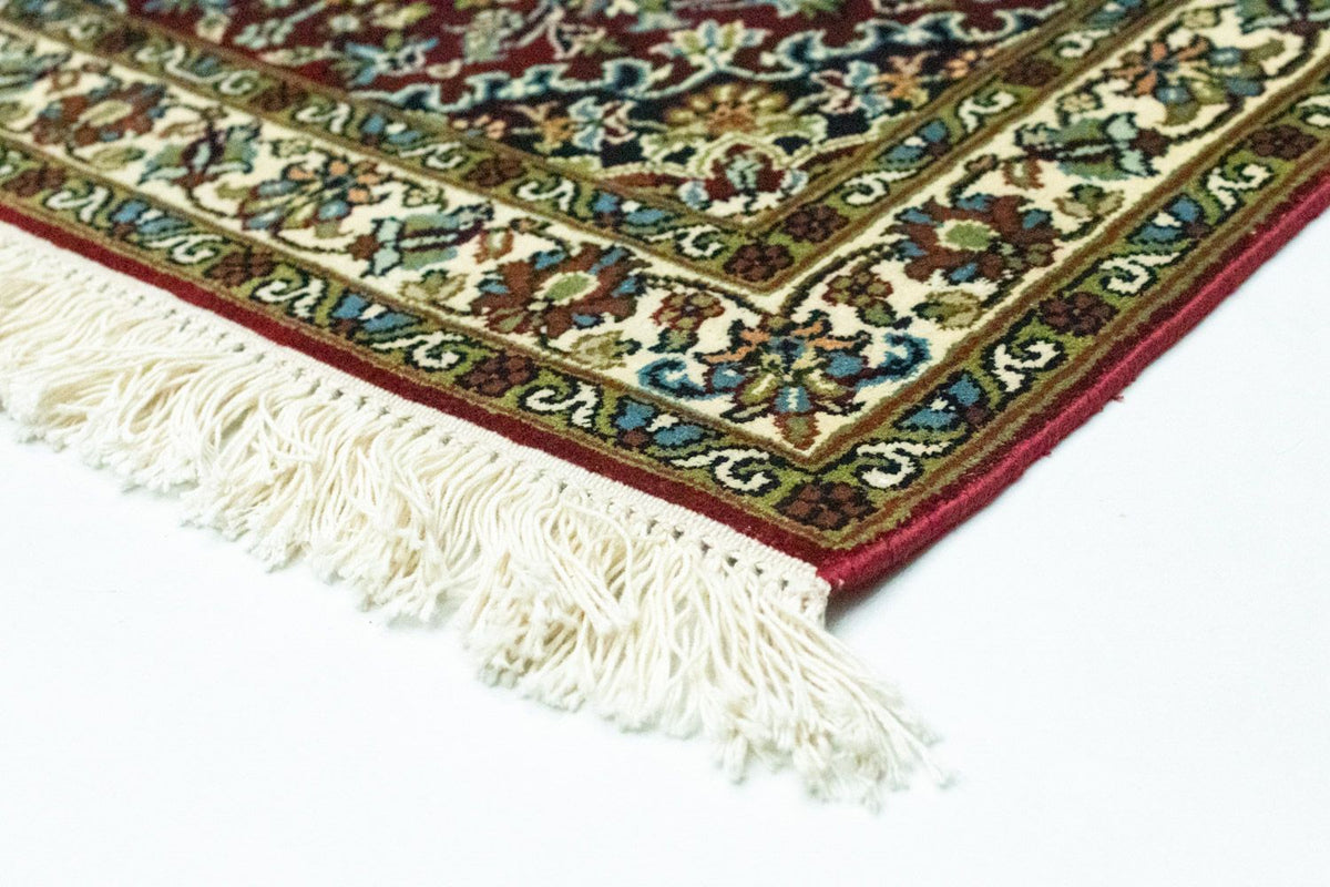 Tappeto di seta - Seta del Kashmir - 95 x 63 cm - rosso