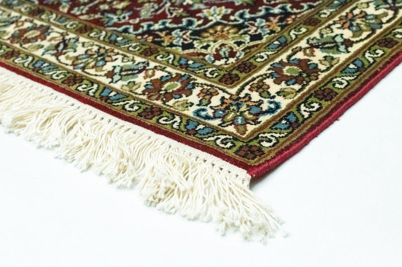 Tappeto di seta - Seta del Kashmir - 95 x 63 cm - rosso