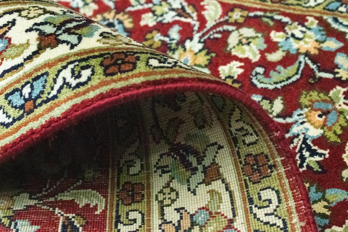 Seta del Kashmir Tappeto 95x63cm - Tappeto orientale