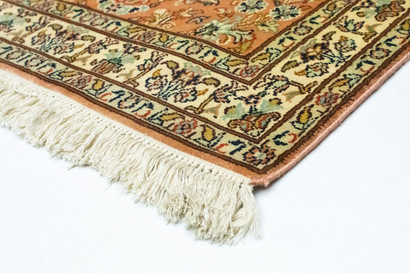 Tappeto di seta - Seta del Kashmir - 95 x 61 cm - ruggine