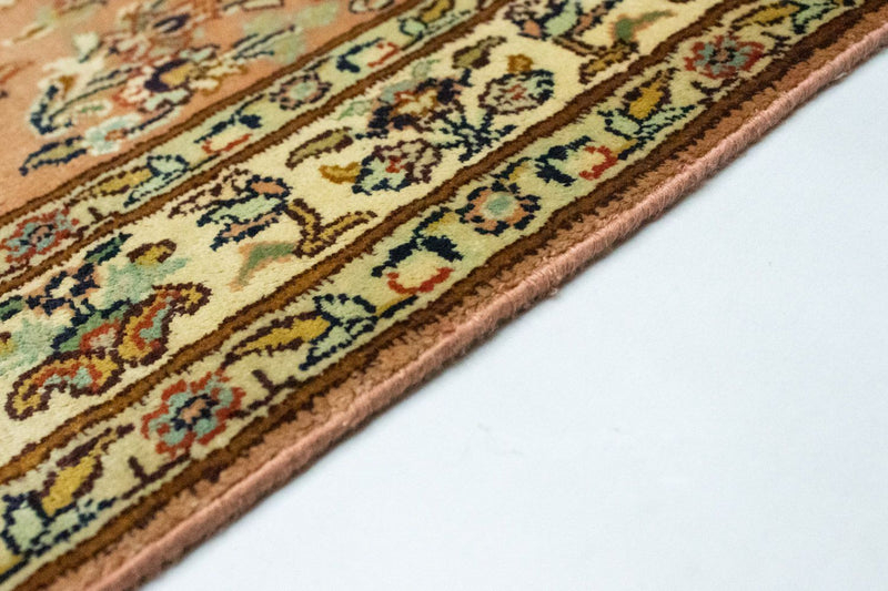 Tappeto di seta - Seta del Kashmir - 95 x 61 cm - ruggine