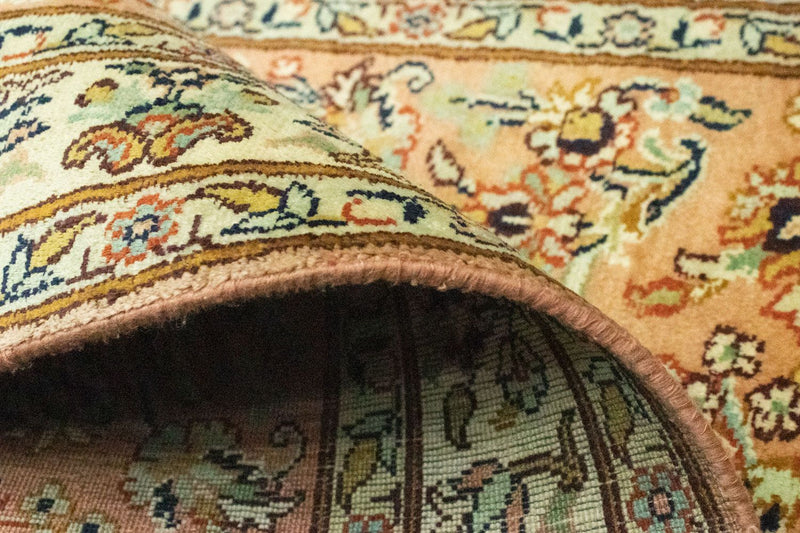 Tappeto di seta - Seta del Kashmir - 95 x 61 cm - ruggine