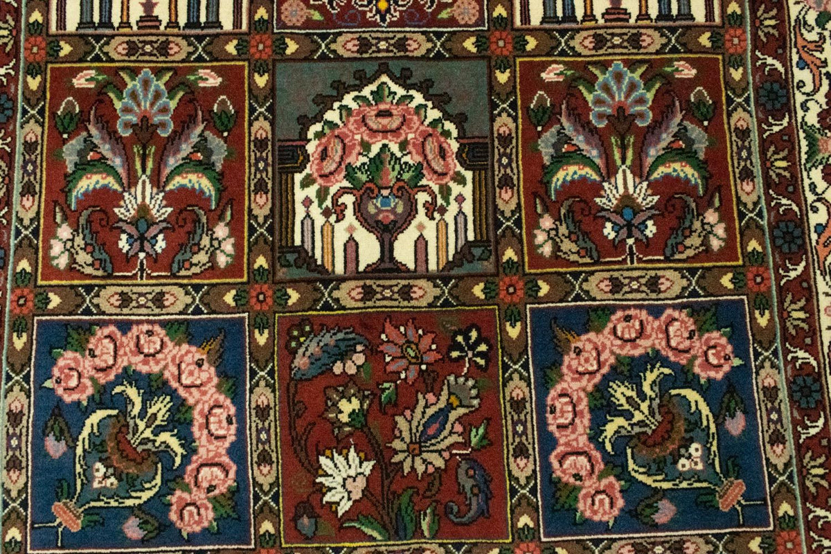 Tappeto Persero - Bidjar - 205 x 139 cm - rosso