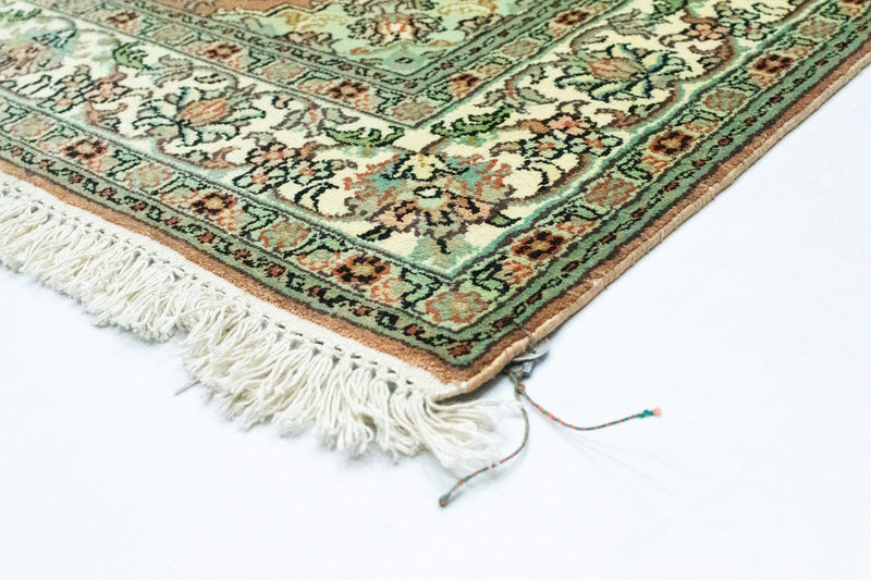 Tappeto di seta - Seta del Kashmir - 183 x 129 cm - beige