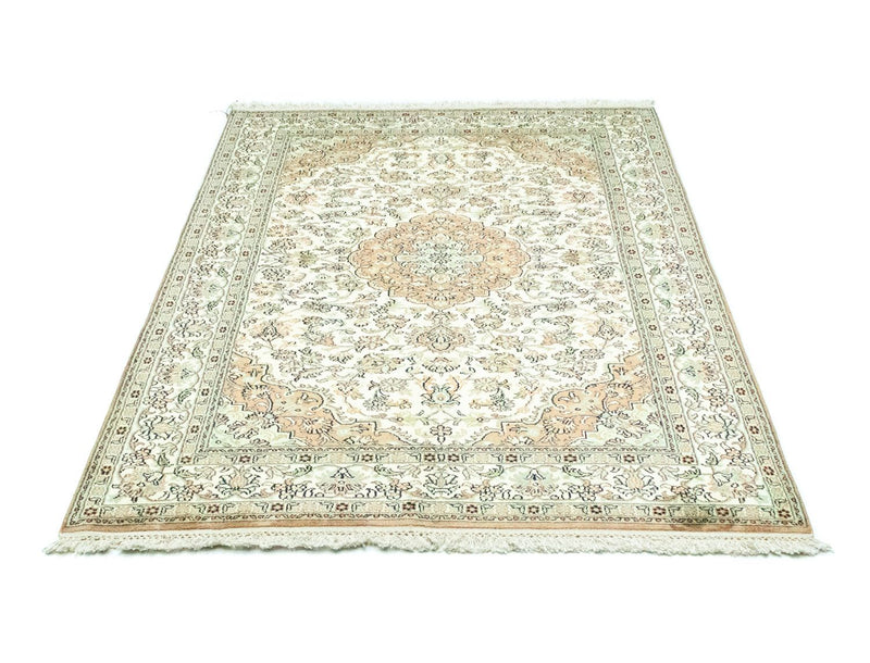 Tappeto di seta - Seta del Kashmir - 183 x 129 cm - beige