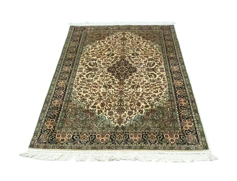 Tappeto di seta - Seta del Kashmir - 150 x 95 cm - beige