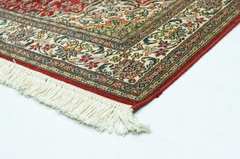 Tappeto di seta - Seta del Kashmir - 159 x 100 cm - rosso