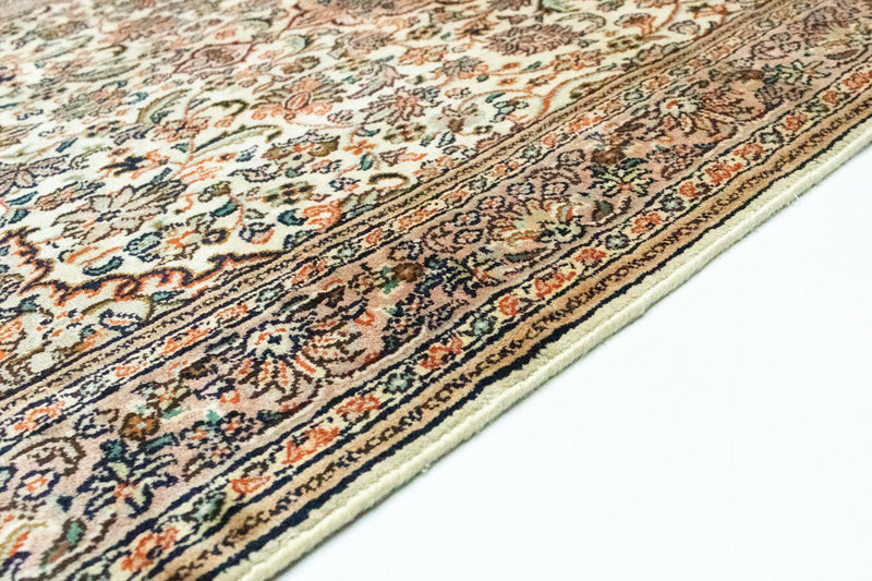 Tappeto di seta - Seta del Kashmir - 124 x 78 cm - beige