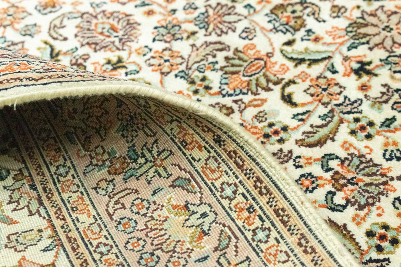 Tappeto di seta - Seta del Kashmir - 124 x 78 cm - beige
