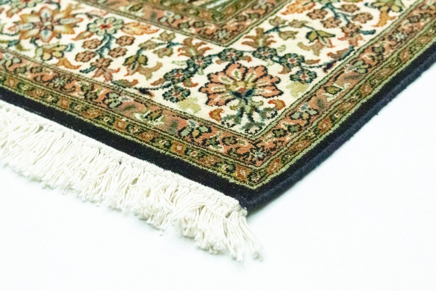 Tappeto di seta - Seta del Kashmir - 156 x 95 cm - blu