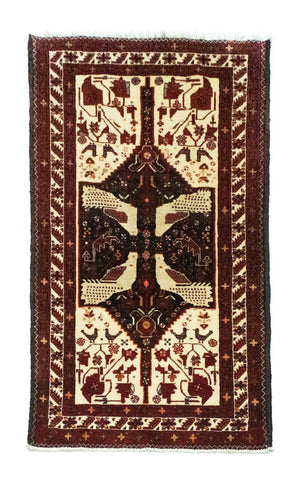 Tappeto corsia Tappeto Belutsch - 183 x 95 cm - beige