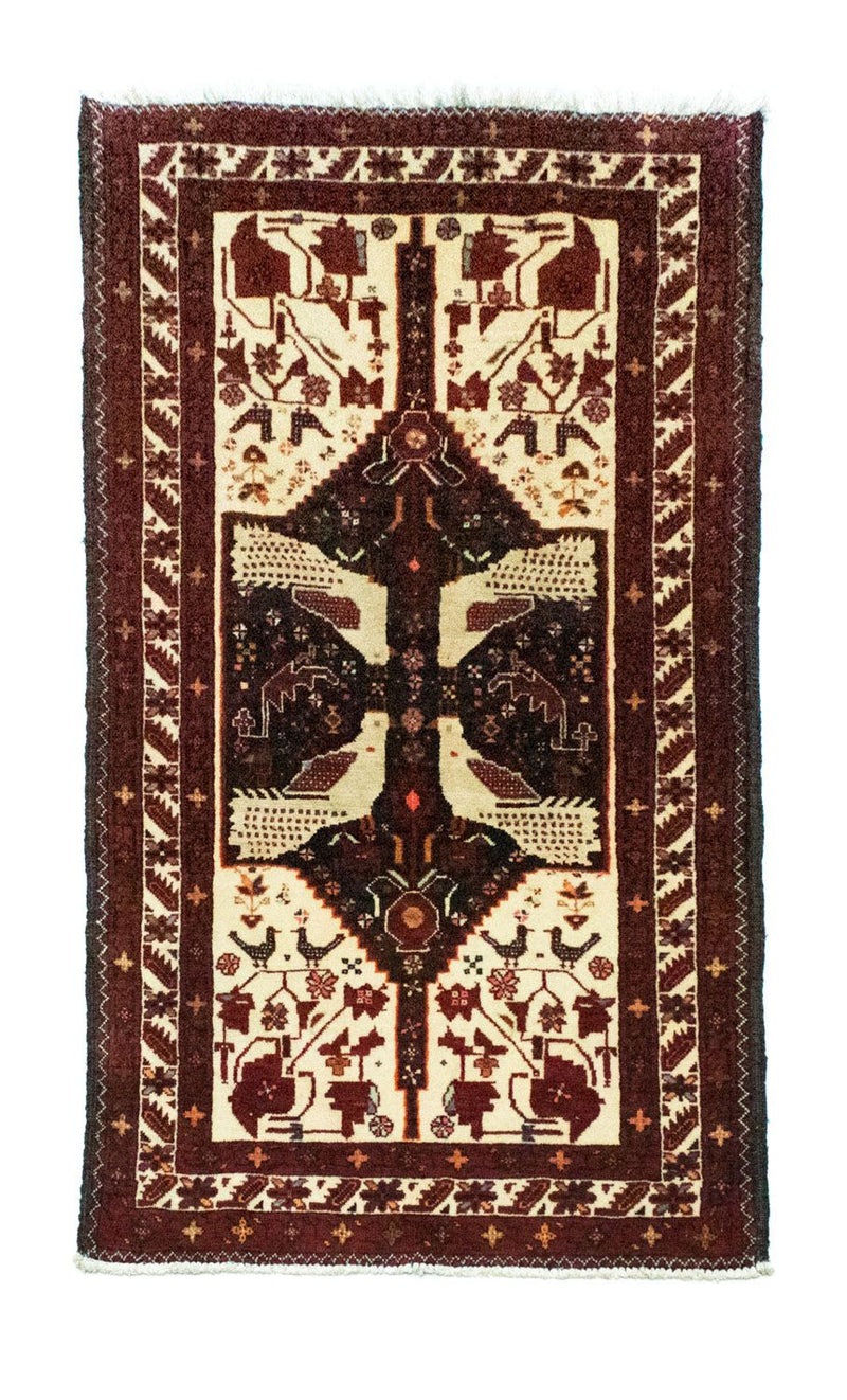 Tappeto corsia Tappeto Belutsch - 183 x 95 cm - beige