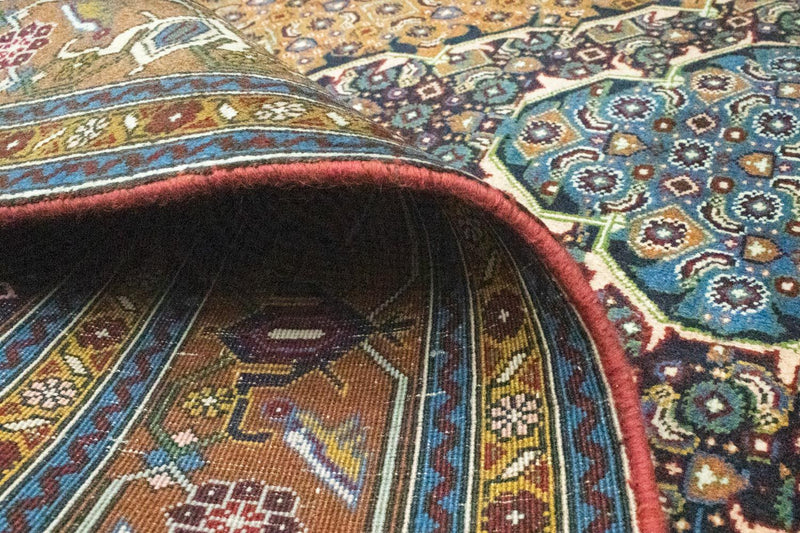 Tappeto Persero - Keshan - 307 x 198 cm - ruggine