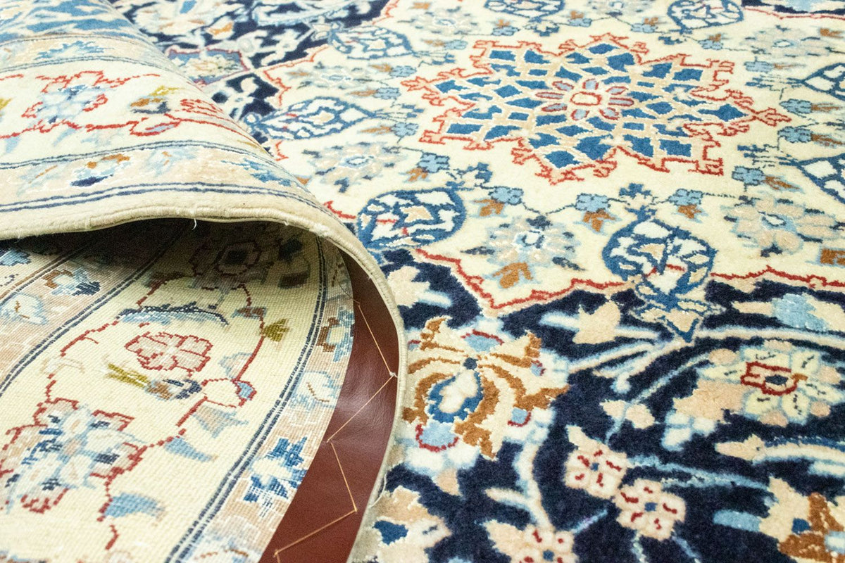 Tappeto Persero - Nain - Reale - 227 x 138 cm - blu scuro