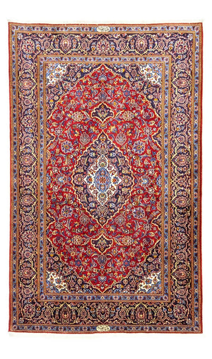 Tappeto Persero - Keshan - 222 x 140 cm - rosso