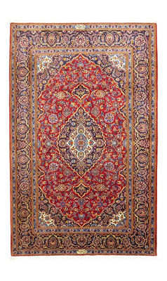 Tappeto Persero - Keshan - 222 x 138 cm - rosso