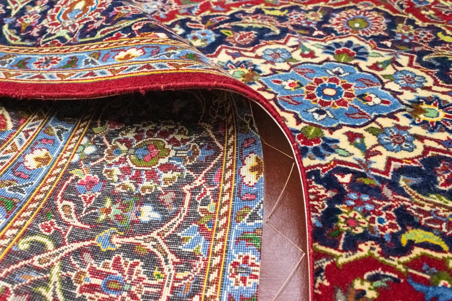 Tappeto Persero - Keshan - 228 x 142 cm - rosso