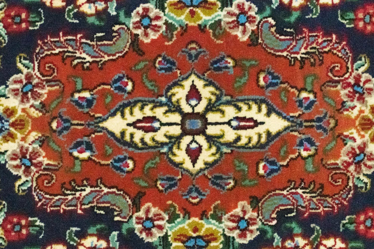 Tappeto corsia Tappeto Persero - Ghom - 164 x 51 cm - blu