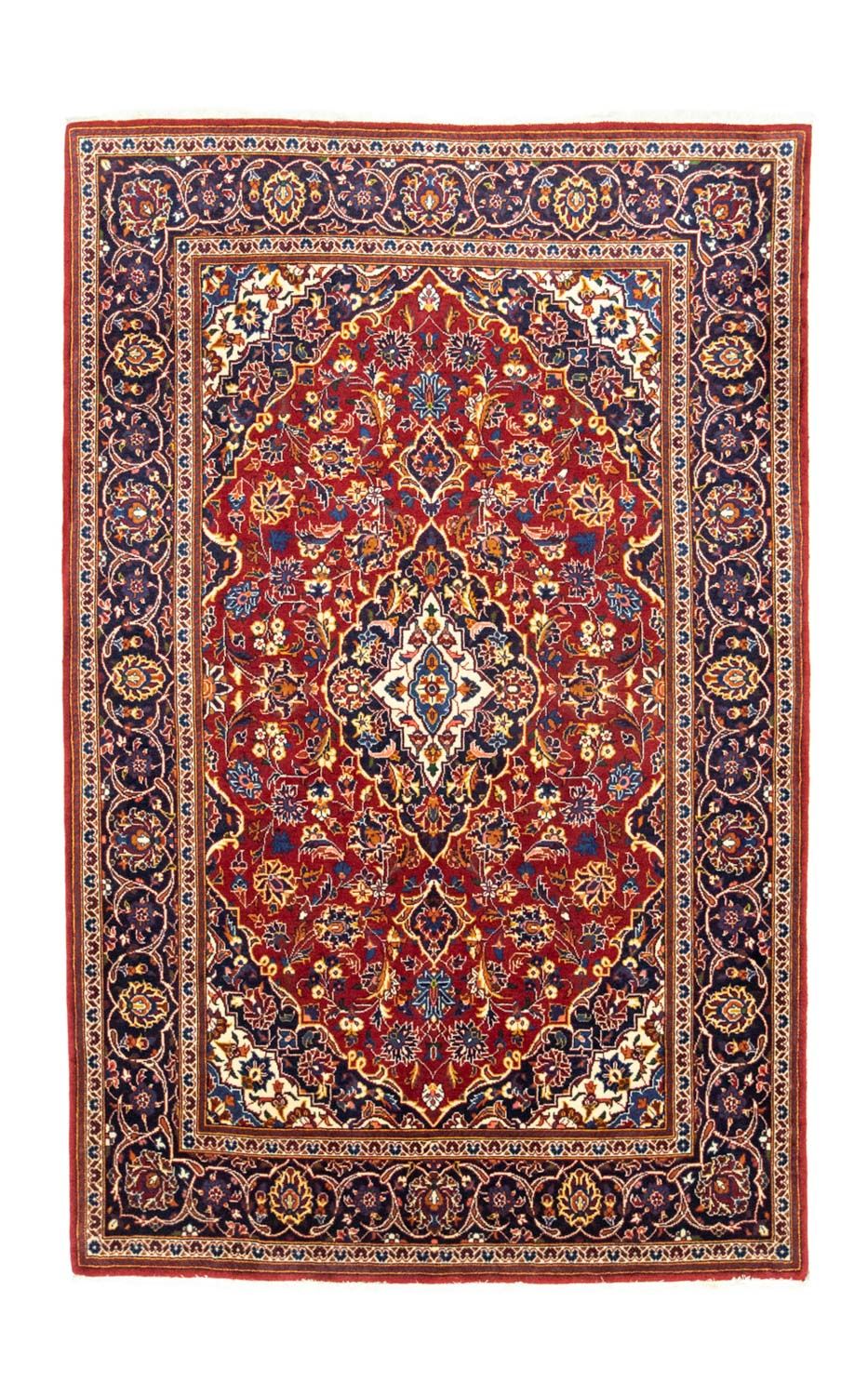 Tappeto Persero - Keshan - 210 x 135 cm - rosso