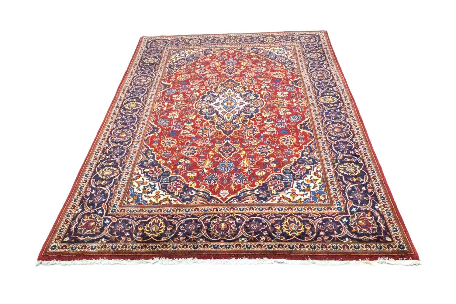 Tappeto Persero - Keshan - 210 x 135 cm - rosso