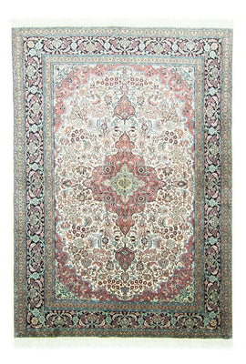 Tappeto di seta - Seta del Kashmir - 218 x 153 cm - beige