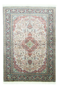 Tappeto di seta - Seta del Kashmir - 218 x 153 cm - beige