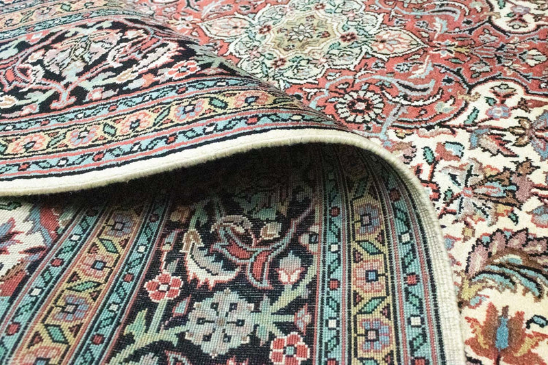 Tappeto di seta - Seta del Kashmir - 218 x 153 cm - beige