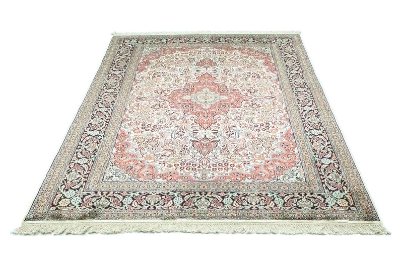 Tappeto di seta - Seta del Kashmir - 218 x 153 cm - beige