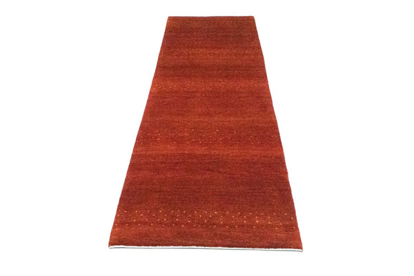 Tappeto corsia Tappeto Gabbeh - Loribaft Persero - 266 x 70 cm - rosso