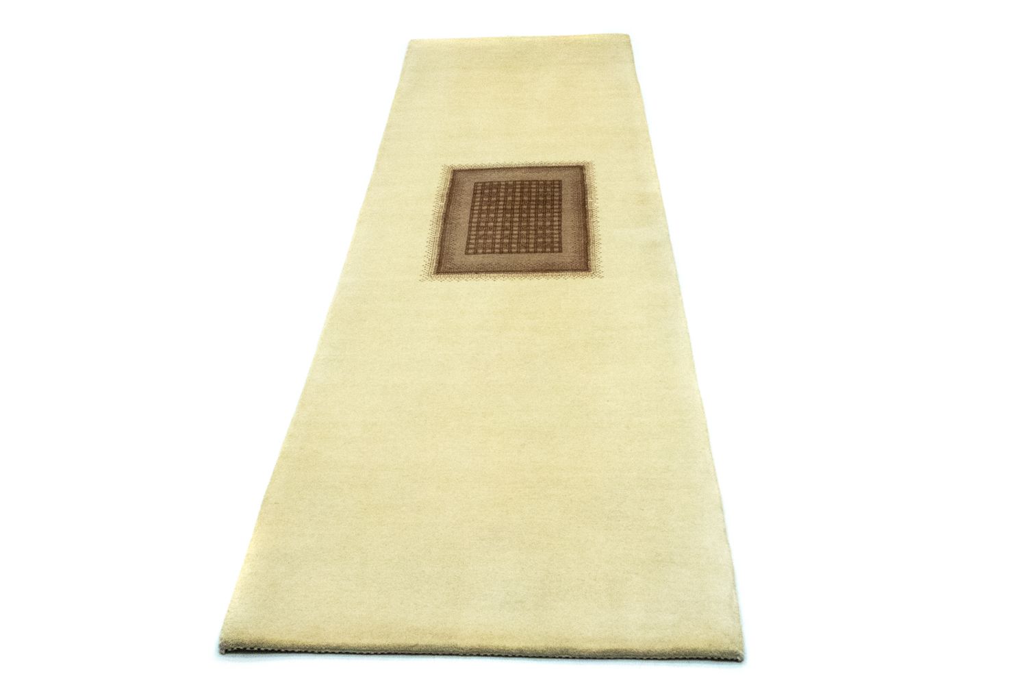Tappeto corsia Tappeto Gabbeh - Loribaft Persero - 271 x 70 cm - beige