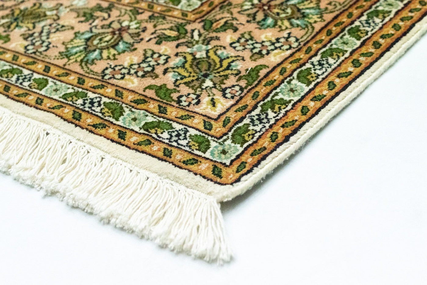 Tappeto di seta - Seta del Kashmir - 183 x 125 cm - beige