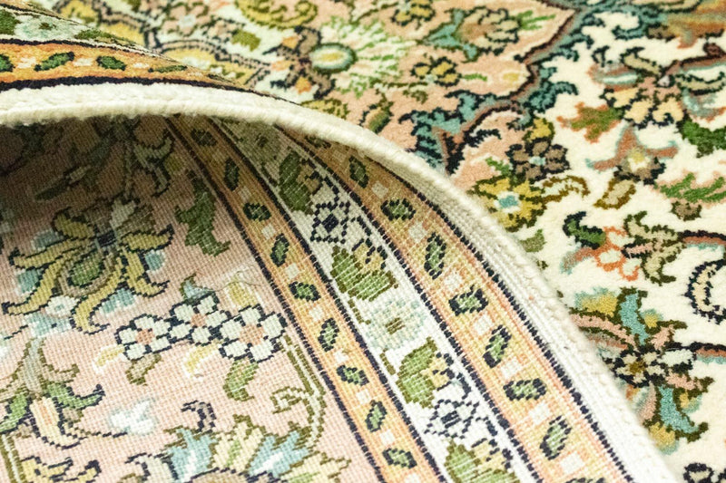 Tappeto di seta - Seta del Kashmir - 183 x 125 cm - beige
