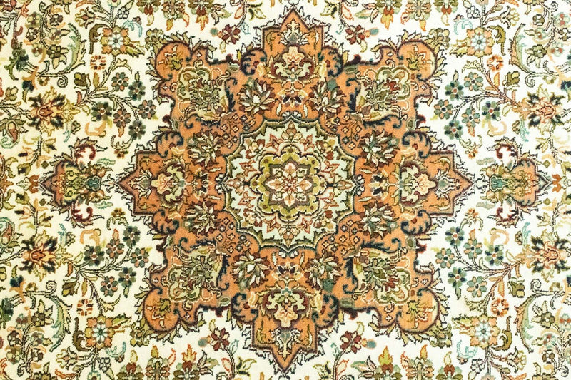 Tappeto di seta - Seta del Kashmir - 308 x 217 cm - beige