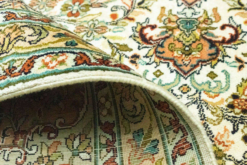 Tappeto di seta - Seta del Kashmir - 308 x 217 cm - beige