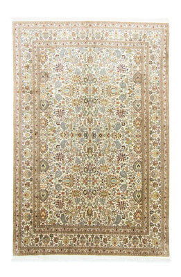 Tappeto di seta - Seta del Kashmir - 274 x 184 cm - beige