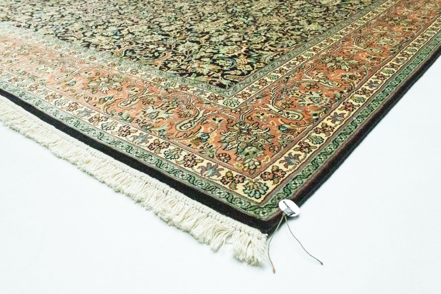 Tappeto di seta - Seta del Kashmir - 315 x 214 cm - blu