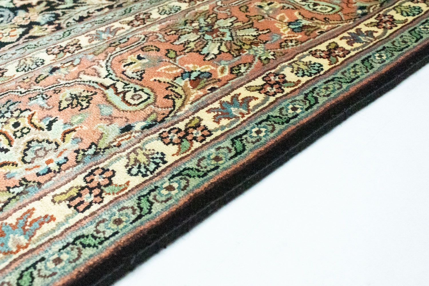 Tappeto di seta - Seta del Kashmir - 315 x 214 cm - blu