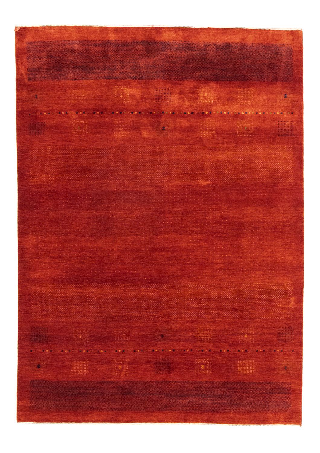 Tappeto Gabbeh - Indus - 232 x 169 cm - rosso