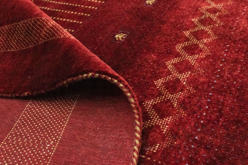 Tappeto Gabbeh - Indus - 291 x 204 cm - rosso