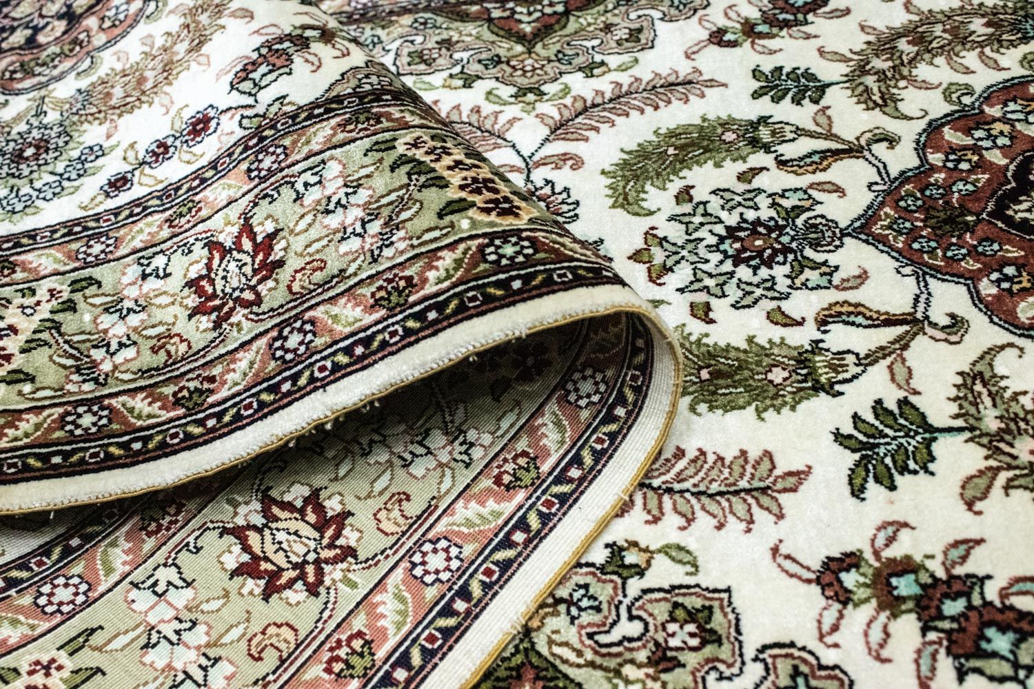 Tappeto corsia Tappeto orientale - Hereke - 305 x 76 cm - beige