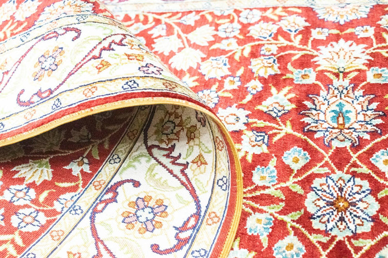 Tappeto corsia Tappeto orientale - Hereke - 300 x 78 cm - rosso