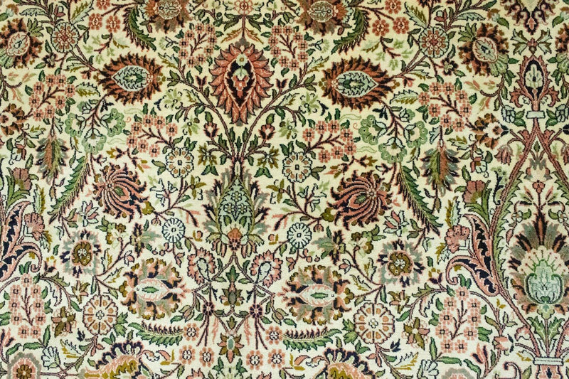 Tappeto di seta - Seta del Kashmir - 316 x 211 cm - beige