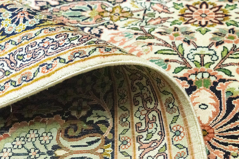 Tappeto di seta - Seta del Kashmir - 316 x 211 cm - beige