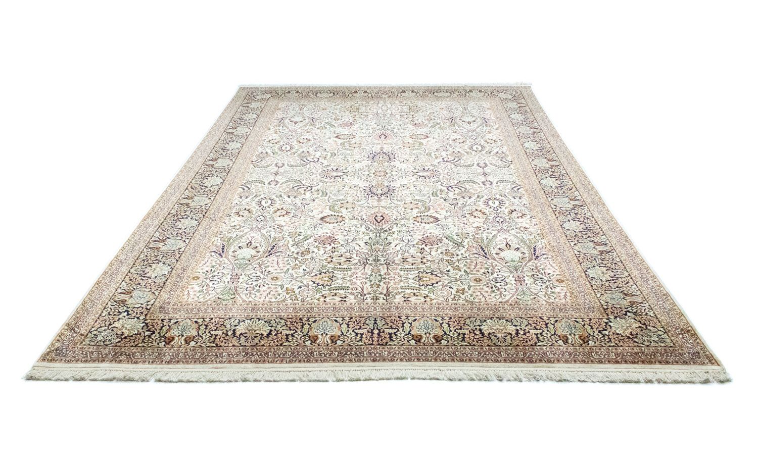 Tappeto di seta - Seta del Kashmir - 316 x 211 cm - beige