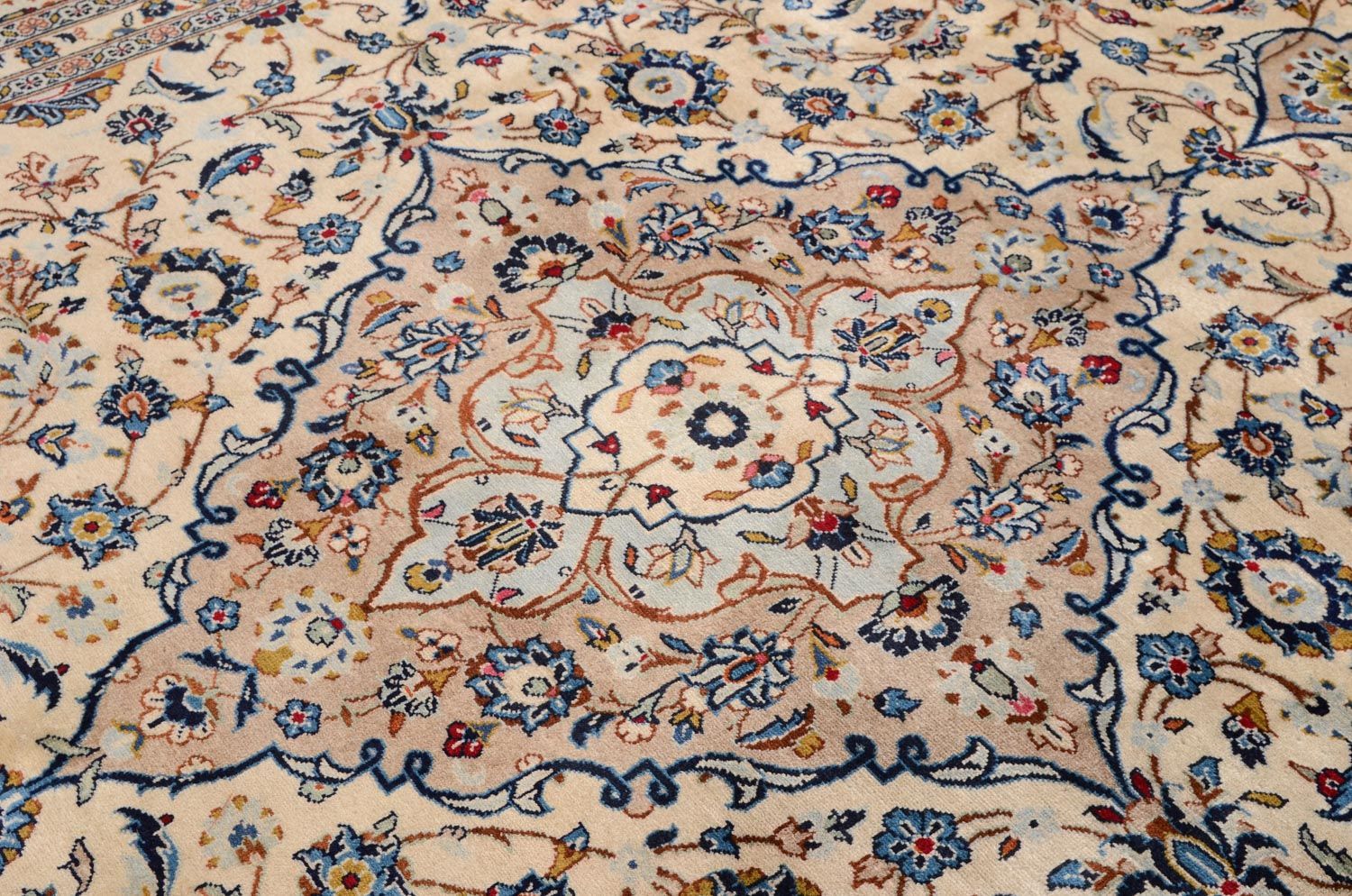 Tappeto Persero - Keshan - 379 x 241 cm - beige