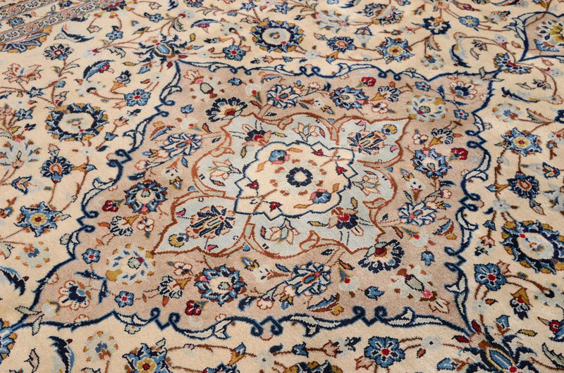 Tappeto Persero - Keshan - 379 x 241 cm - beige