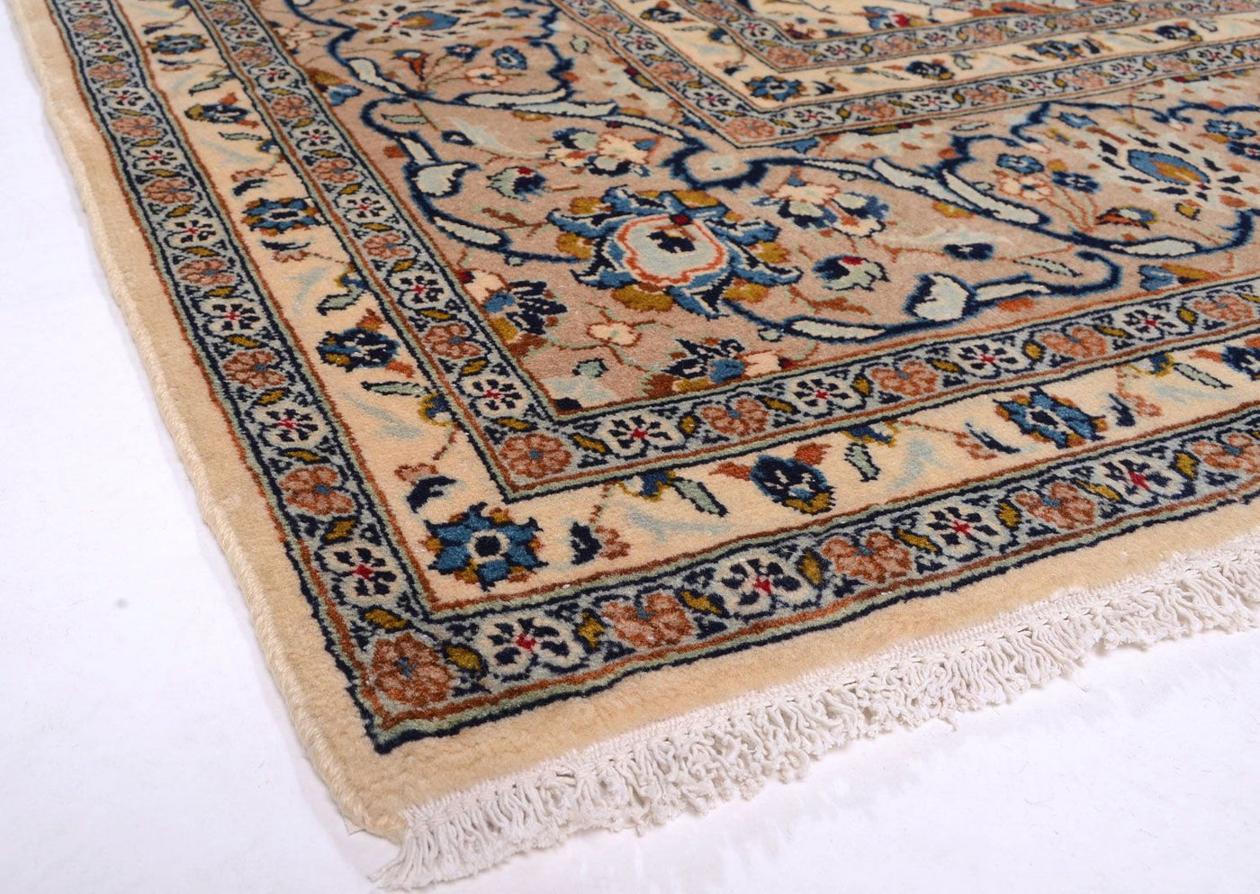 Kashan Tappeto 379x241cm - Tappeto persiano