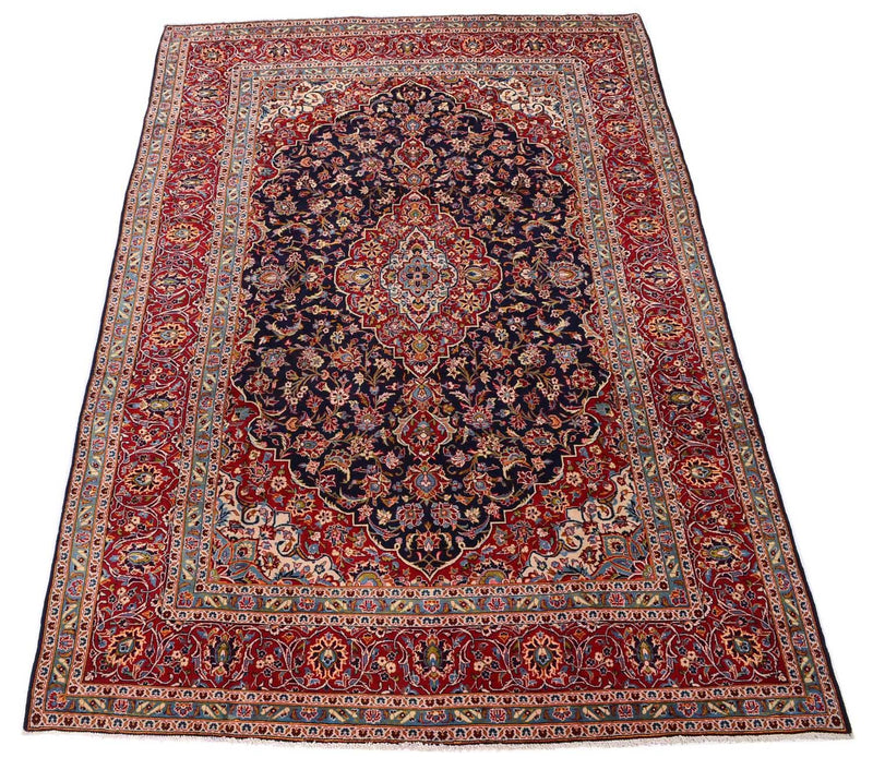 Tappeto Persero - Keshan - 368 x 246 cm - blu