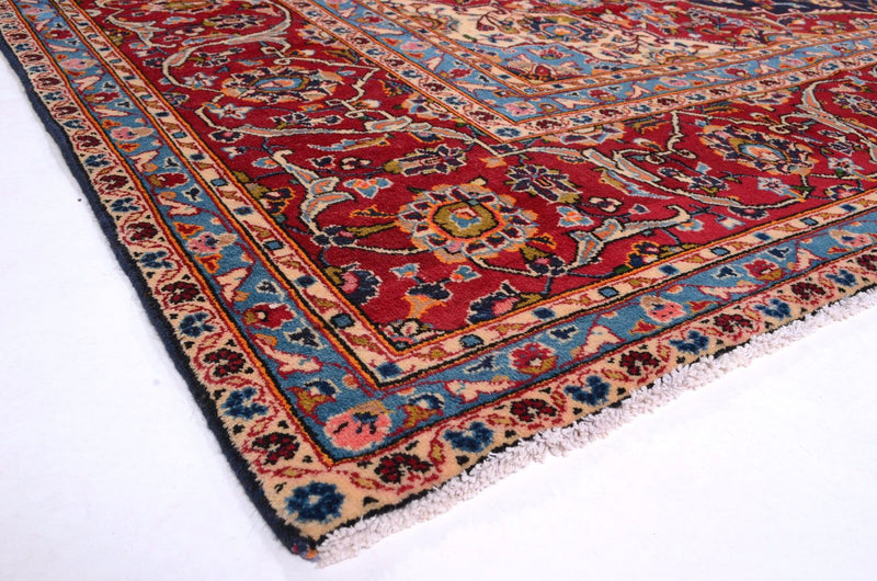 Tappeto Persero - Keshan - 403 x 290 cm - blu
