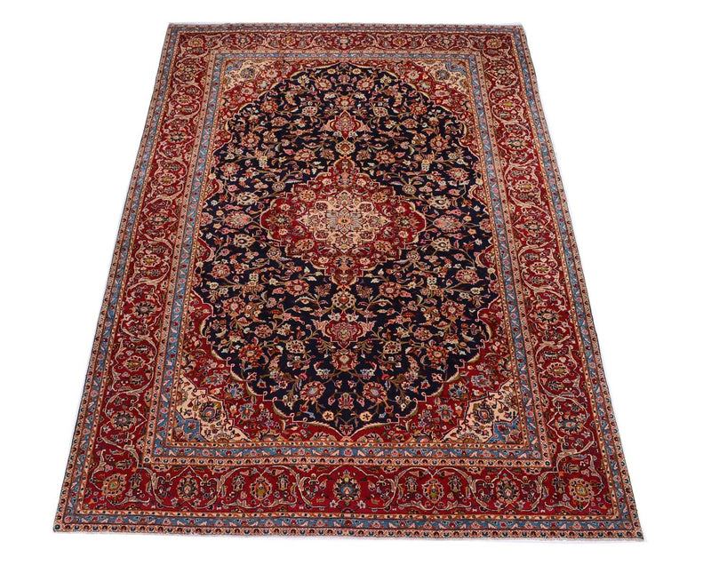 Tappeto Persero - Keshan - 403 x 290 cm - blu